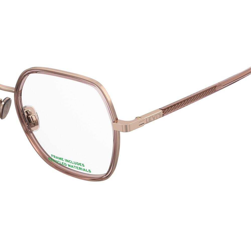 Korrekturbrille Levi'S LV 1109 EYR aus Metall Damen 53 mm 3/3