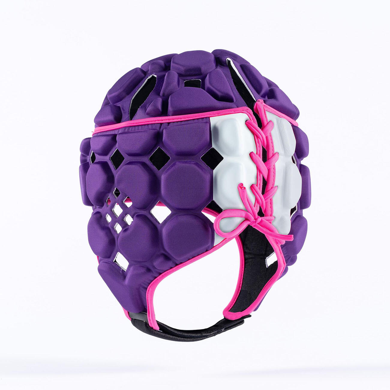 Protetor de cabeça de râguebi Gilbert Octane Violeta e rosa 2/5