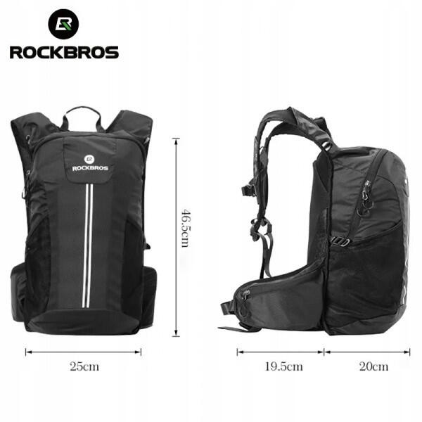 Plecak rowerowy sportowy Rockbros H9-BK 3/7