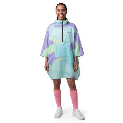 Dames boombastic waterdichte poncho BBC Rave Green-W Groen