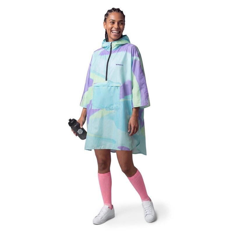 Boombastic waterproof poncho BBC Rave Green-W Verde