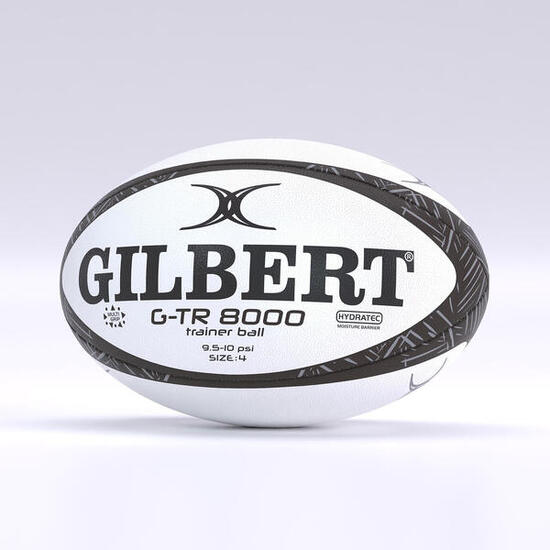 Ballon de rugby Gilbert G-TR8000 Noir Taille 4