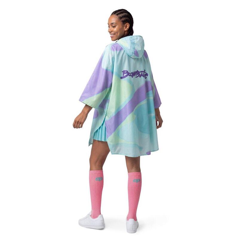Boombastic waterproof poncho BBC Rave Green-W Verde