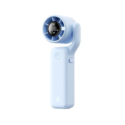 Handventilator - persoonlijke koeling - compact, 5 standen, 3500 mah - blauw