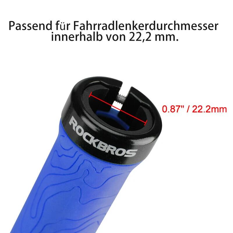 ROCKBROS Fahrradgriffe mit Doppel-Lock-On 6/6