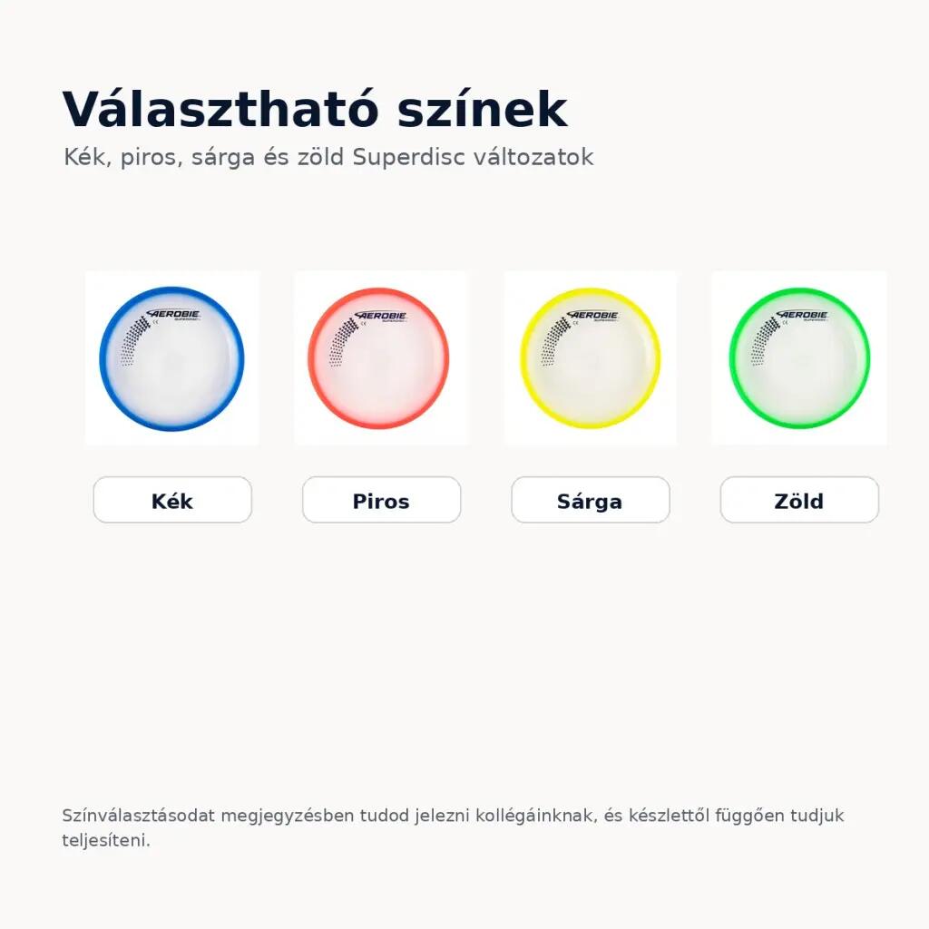 Superdisc 25 cm-es vízen úszó frizbi családi és kutyás játékhoz 6/7