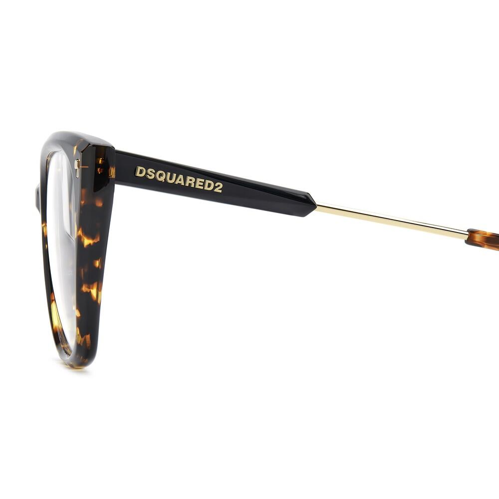 Bril op Sterkte Dsquared2 D2 0187 086 van Acetaat Dames 55 mm 3/4