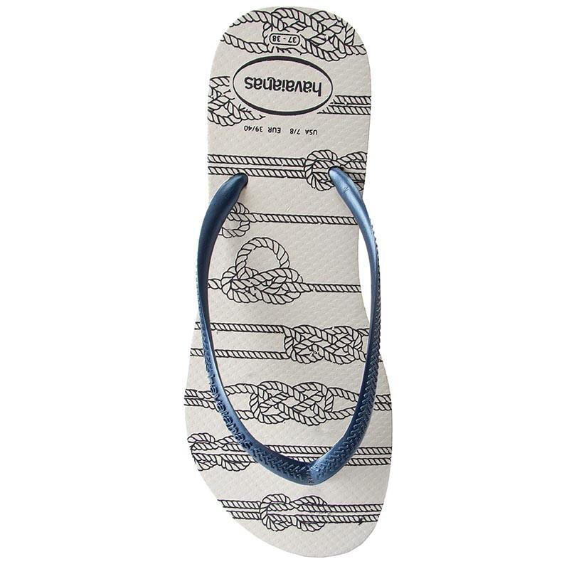 Japonki damskie Havaianas Brasil japonki Slim Nautical 41371250001 4/7