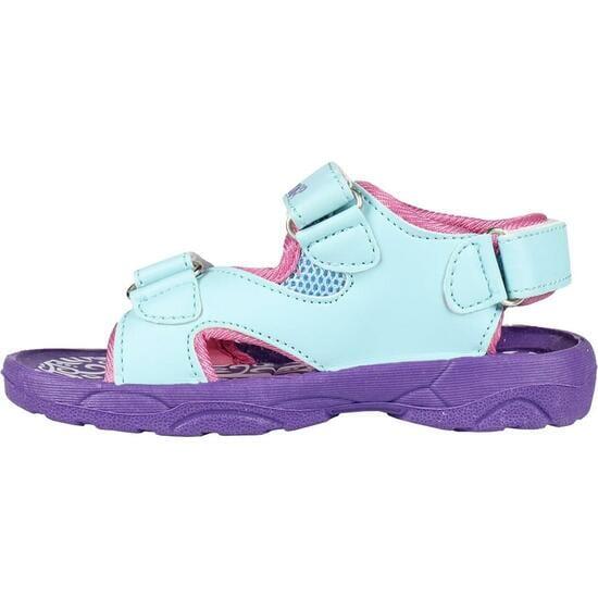 Sandali da trekking per bambini Shimmer and Shine con chiusura in velcro, blu 3/4