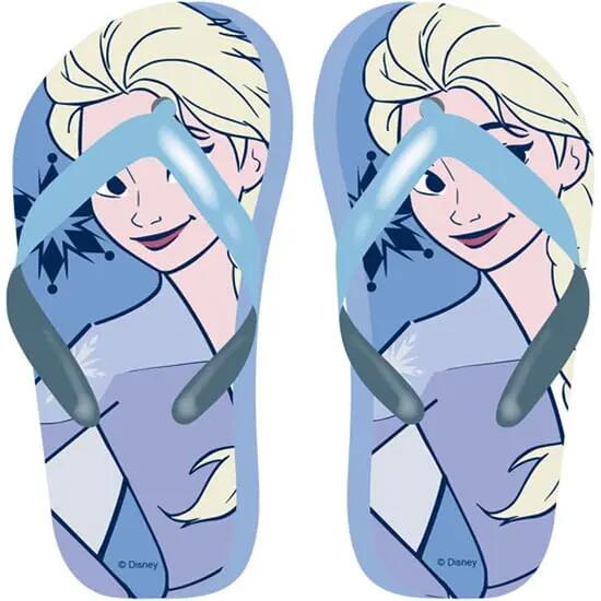 Infradito estive per bambini Frozen Believe con cinturino blu e lilla 2/3
