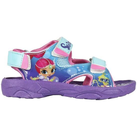 Sandali da trekking per bambini Shimmer and Shine con chiusura in velcro, blu 2/4