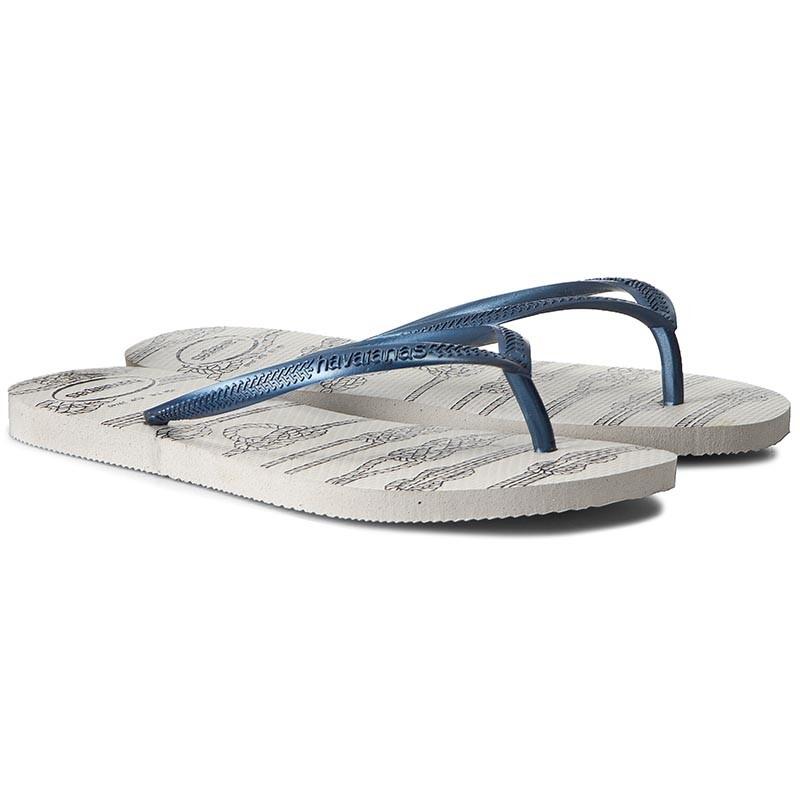 Japonki damskie Havaianas Brasil japonki Slim Nautical 41371250001 3/7