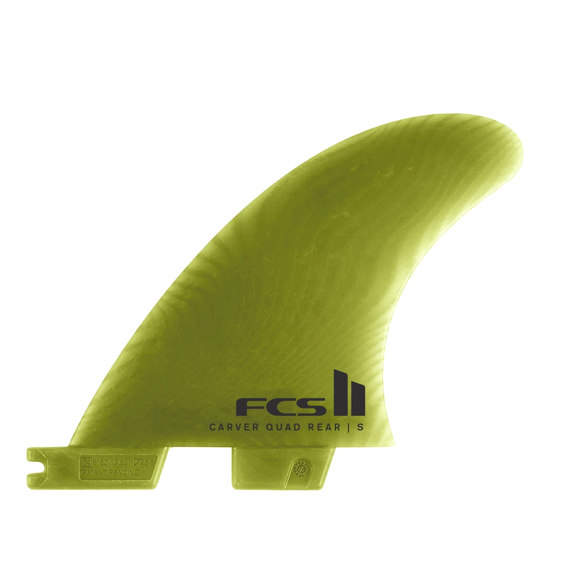 2 ailerons FCS II Carver Quad Rear Fin Set-MED 2/2
