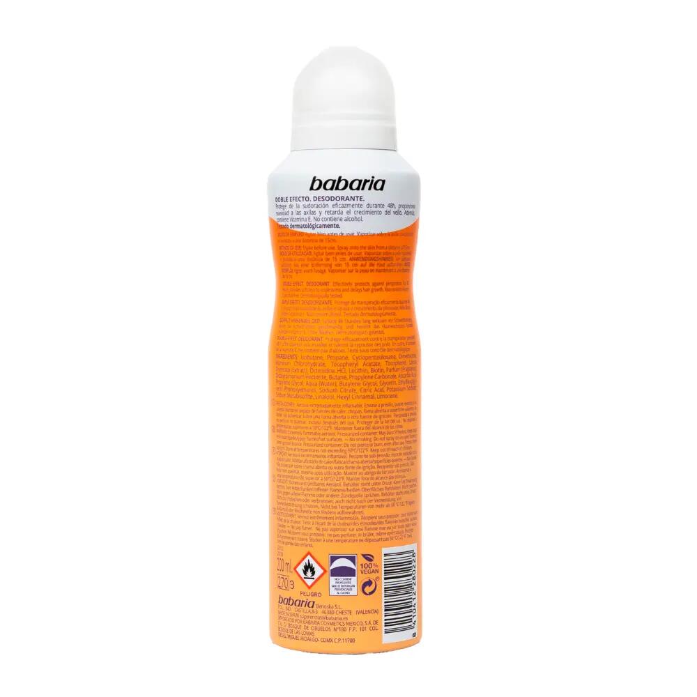 BABARIA Desodorante Mujer y Hombre en Spray Doble Efecto Pack de 3UD 2/2