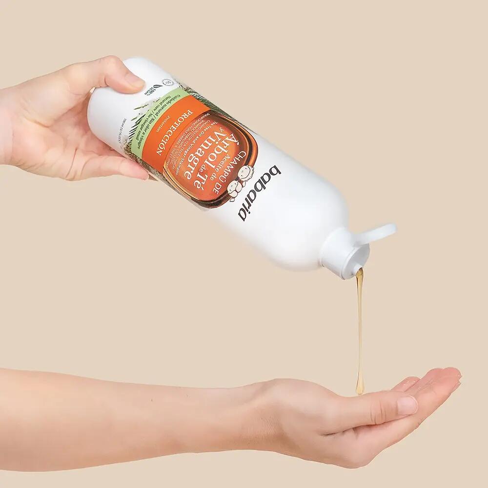 BABARIA  Champu Niños con Arbol del Te y Vinagre 700ml Pack de 3 5/6