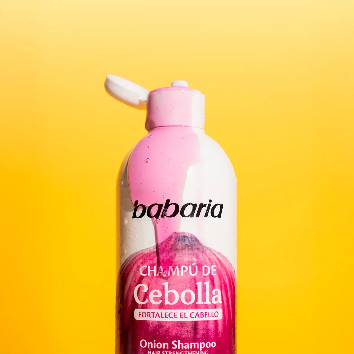 Pack 6 Champú Cebolla Repair BABARIA 380 ml 2/5