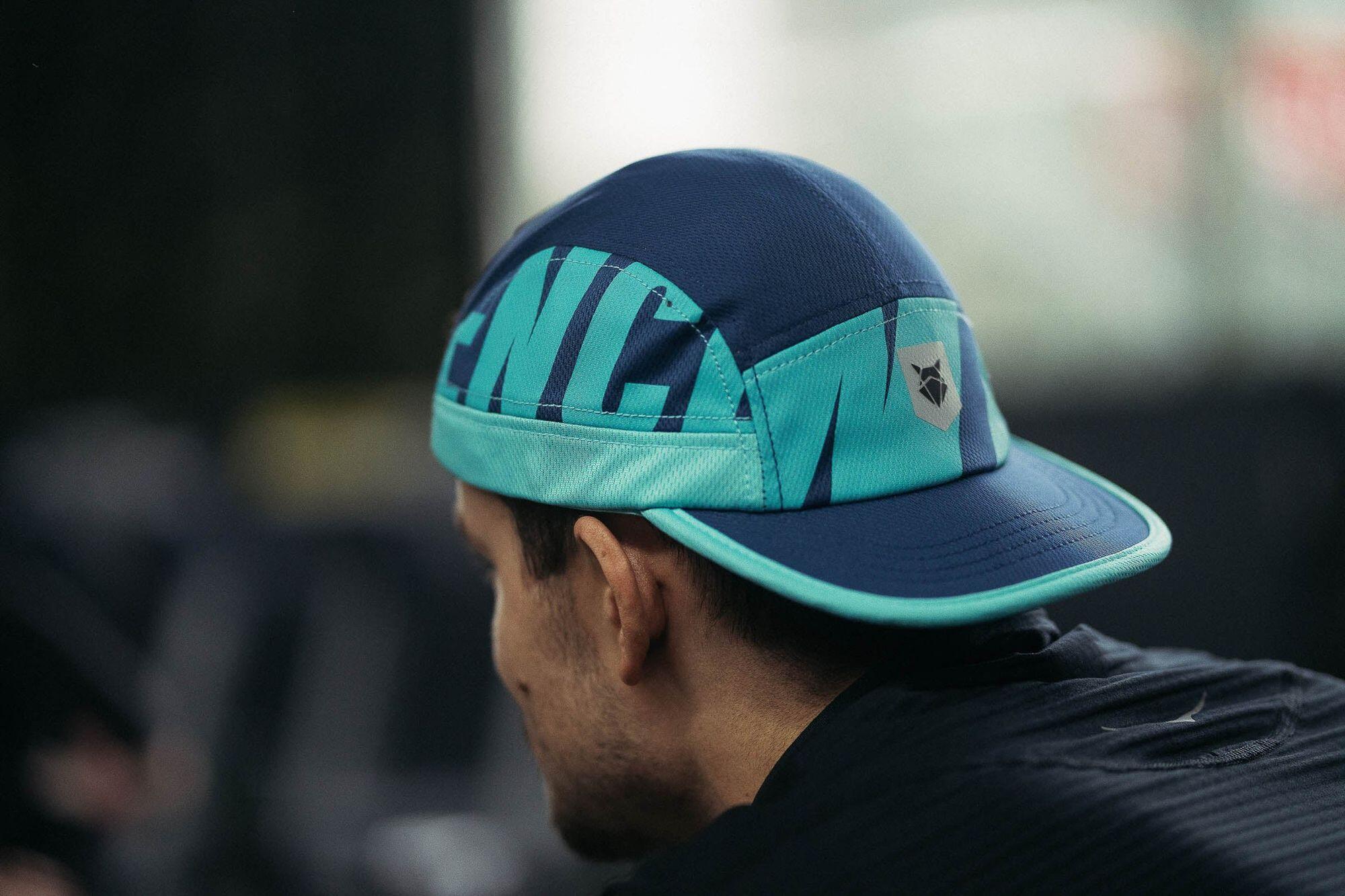 Casquette Running Incylence Cosmic Wave Bleu 6/6