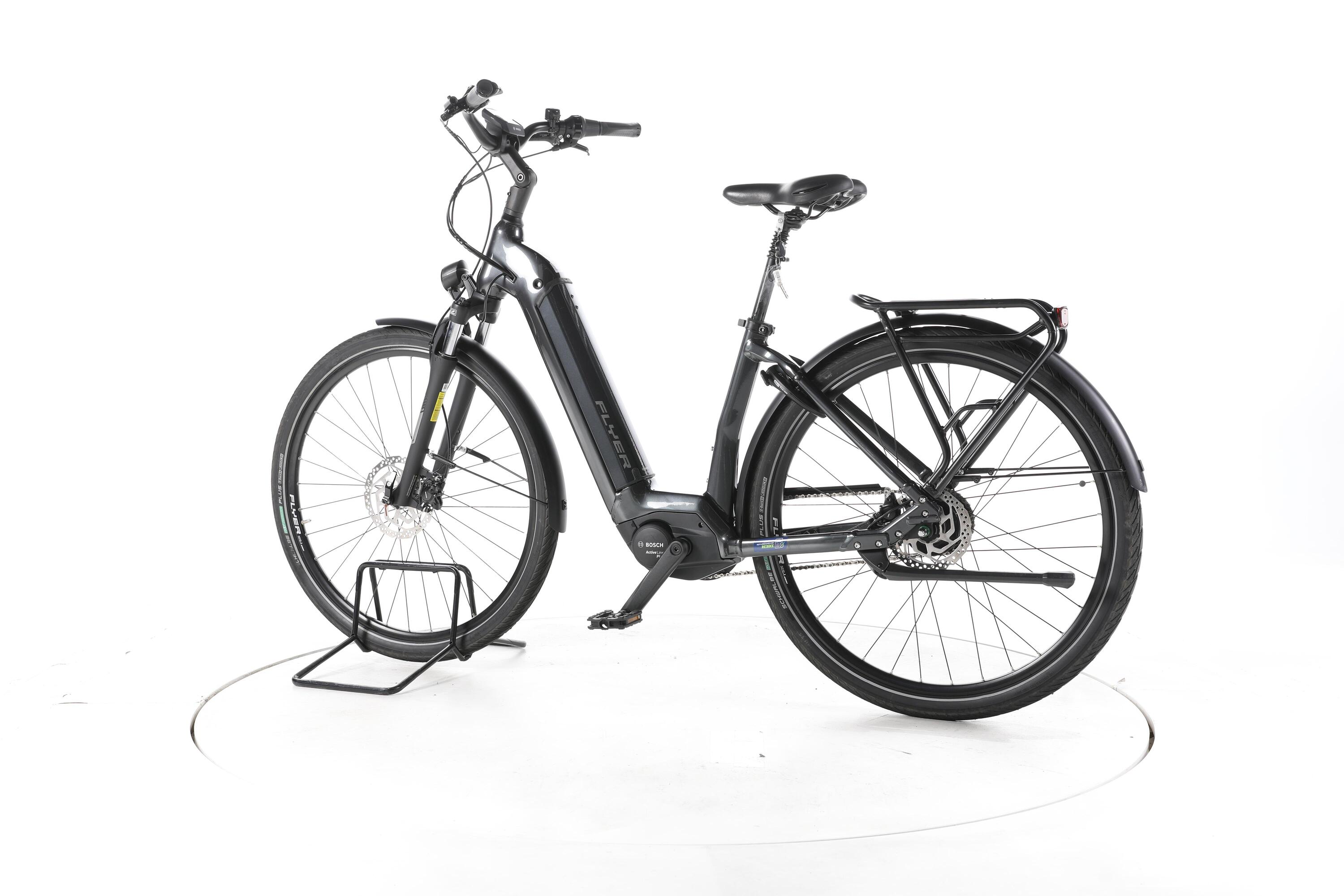 Tweedehands - FLYER Gotour6 3.40 City E-Bike Lage instap - Zeer goed 7/7