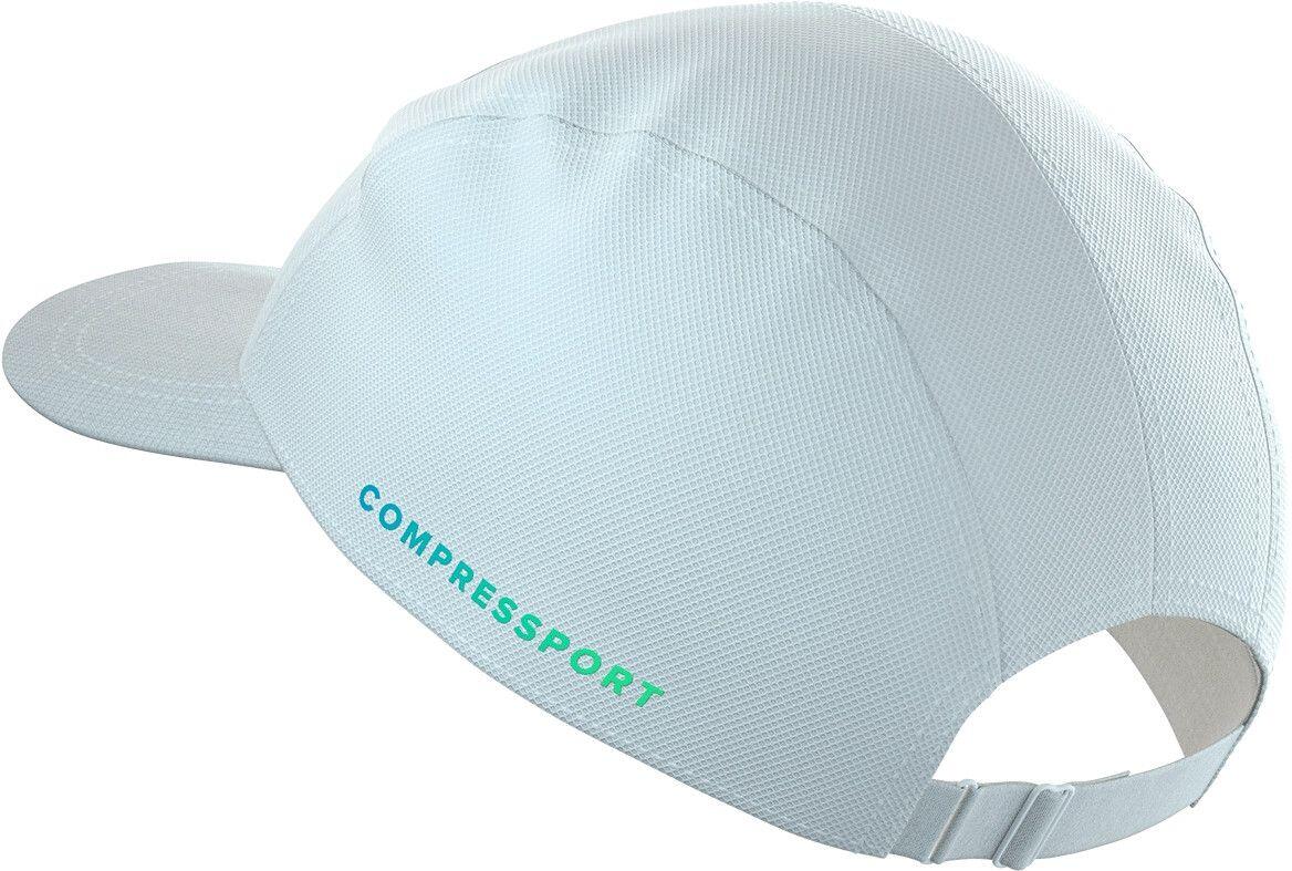 Compressport 5-Panel-Kappe "Star" Weiß/Blau/Grün 3/5