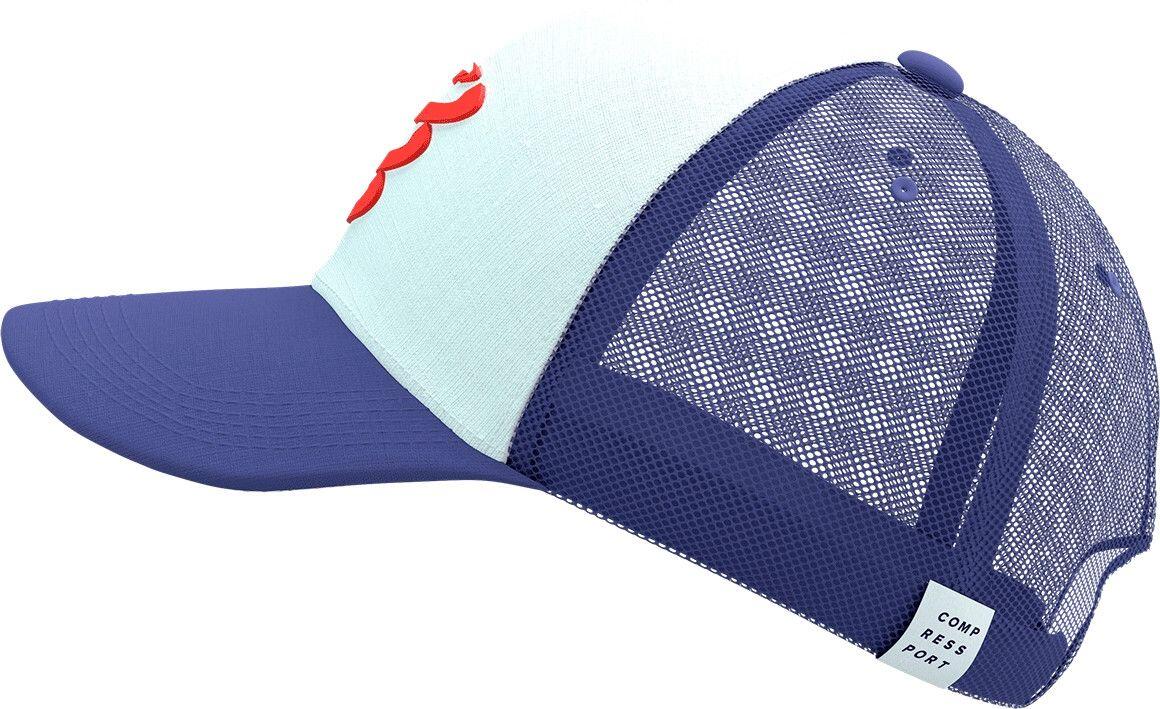 Casquette Compressport Trucker Bleu/Blanc/Rouge 2/5