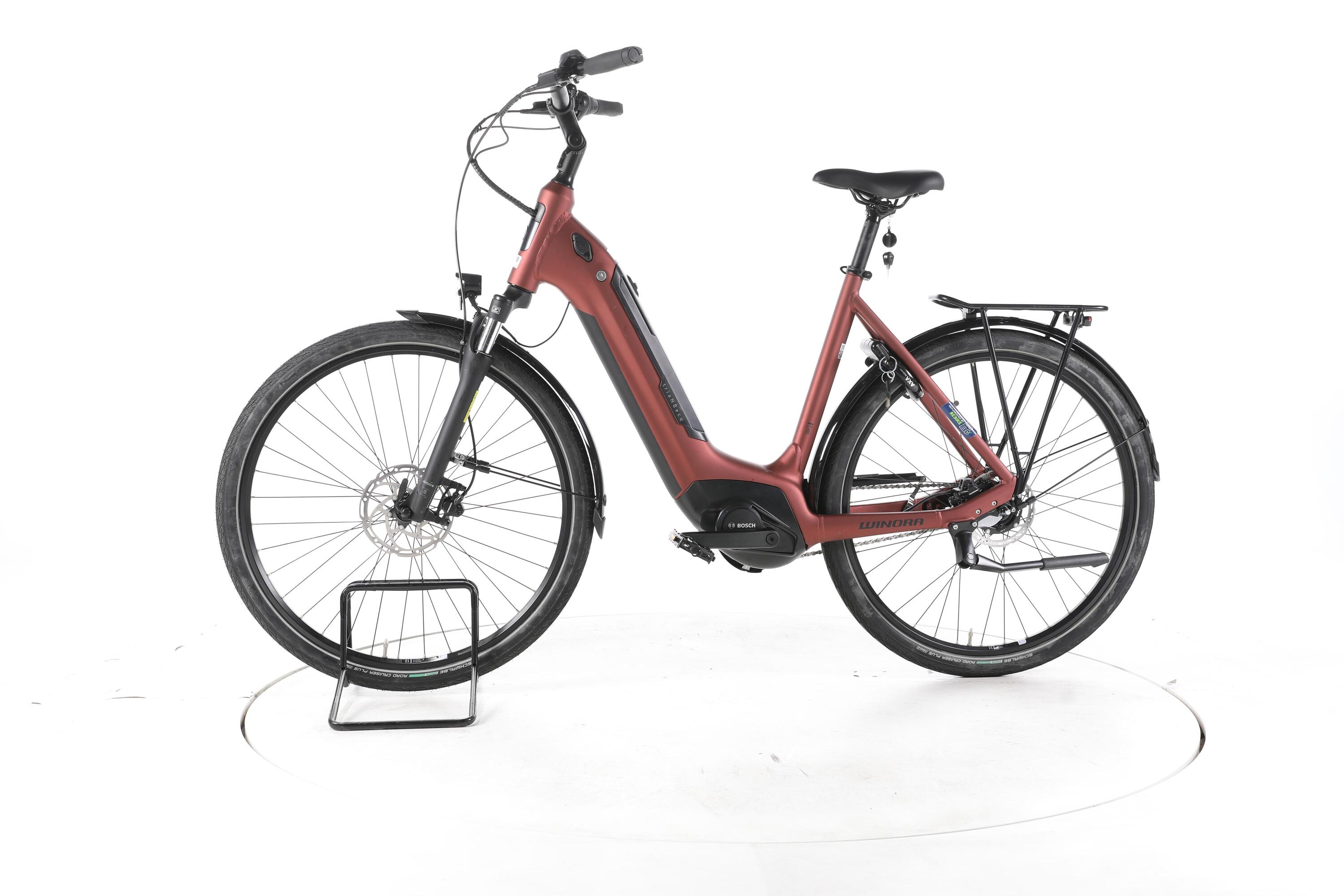 Refurbished - Winora Tria N8 eco City E-Bike Tiefeinsteiger - Sehr gut 6/7