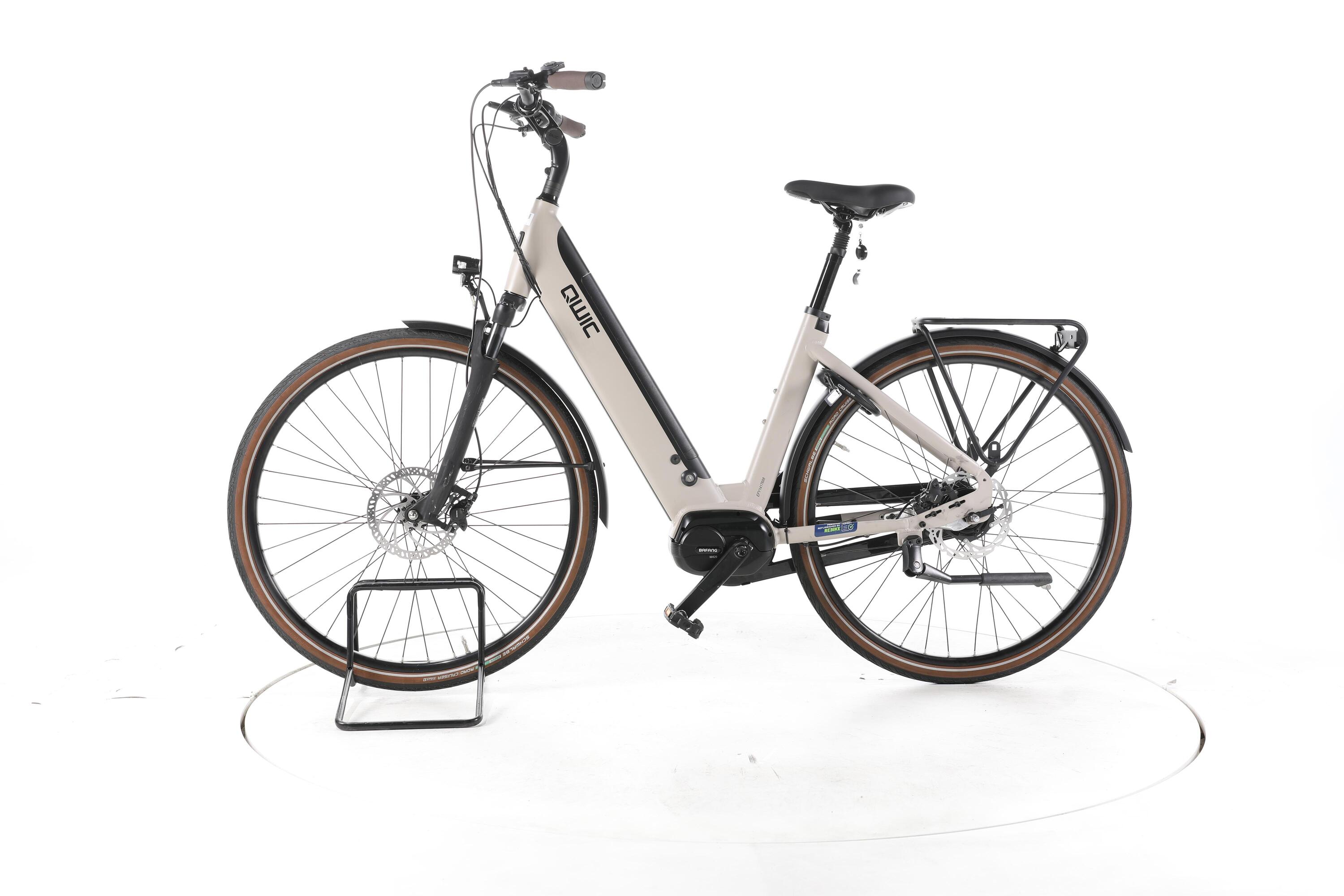 Reconditionné - QWIC Premium iMN8+C City E-Bike Entrée basse - Très Bon 6/7