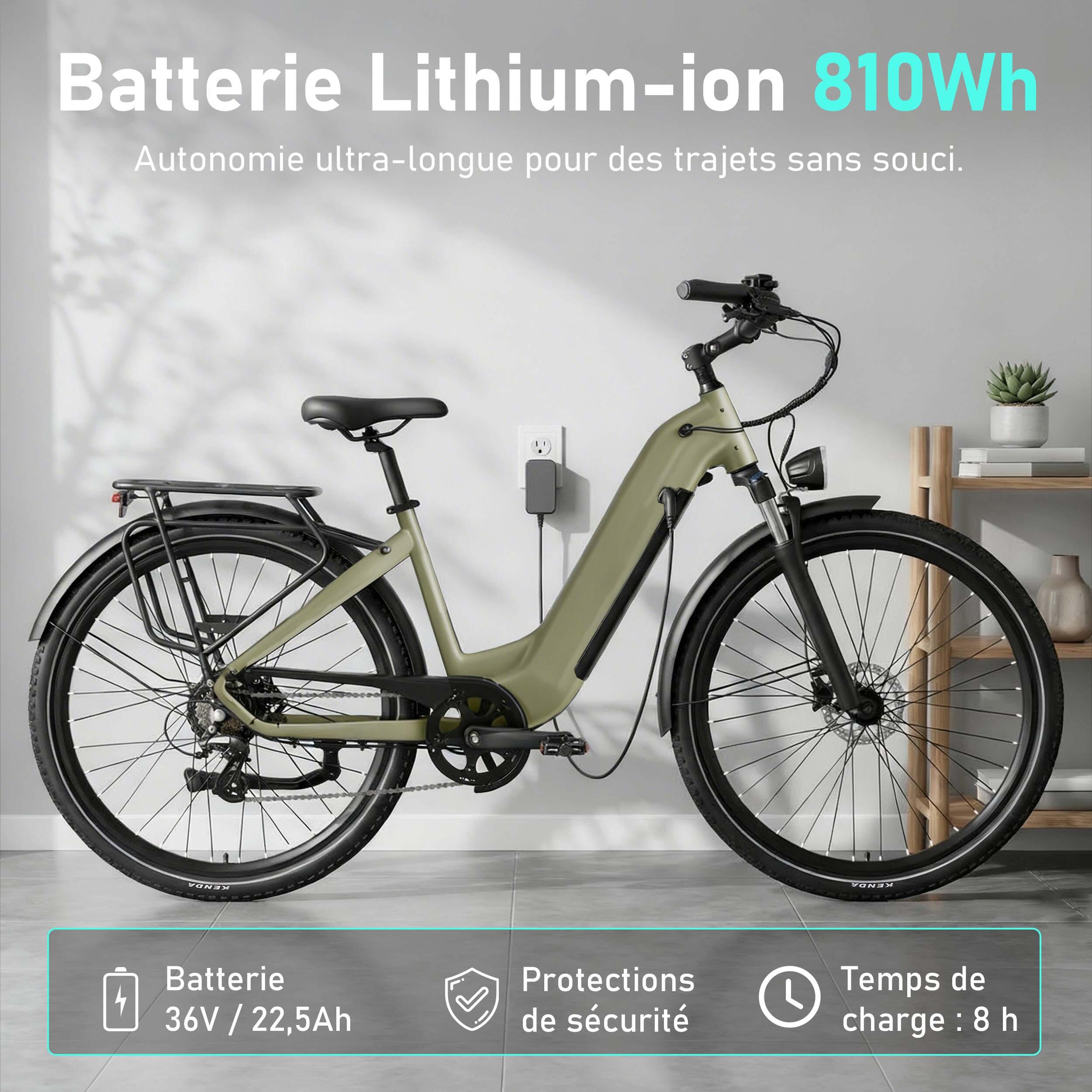 Bicicleta elétrica Maxtron Marathon, 36V 22,5AH, travões de disco hidráulicos. 3/7