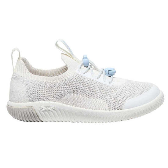 Baskets enfants Keen NX Knit Lace sportives urbaines à enfiler blanches