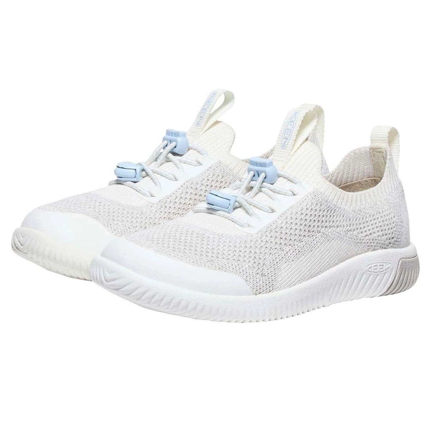 Kindersneakers Keen NX Knit Lace sportief urban instappers wit 3/7