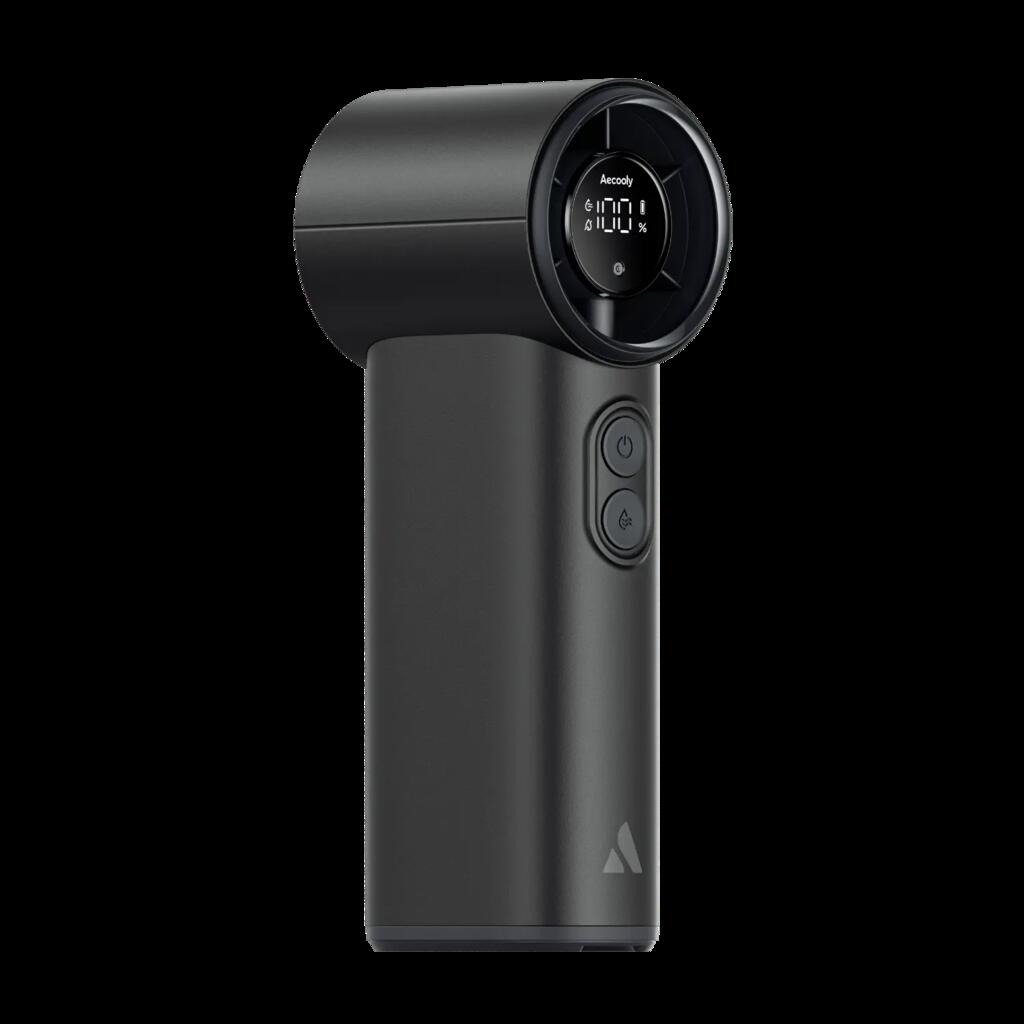 Aecooly Cold Air draagbare ventilator, 5 snelheden, 4500 mAh.