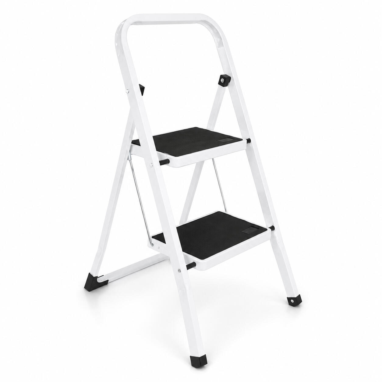 Eurocatch Escabeau 2 Marches - Escabeau Pliant avec Rampe 6/7