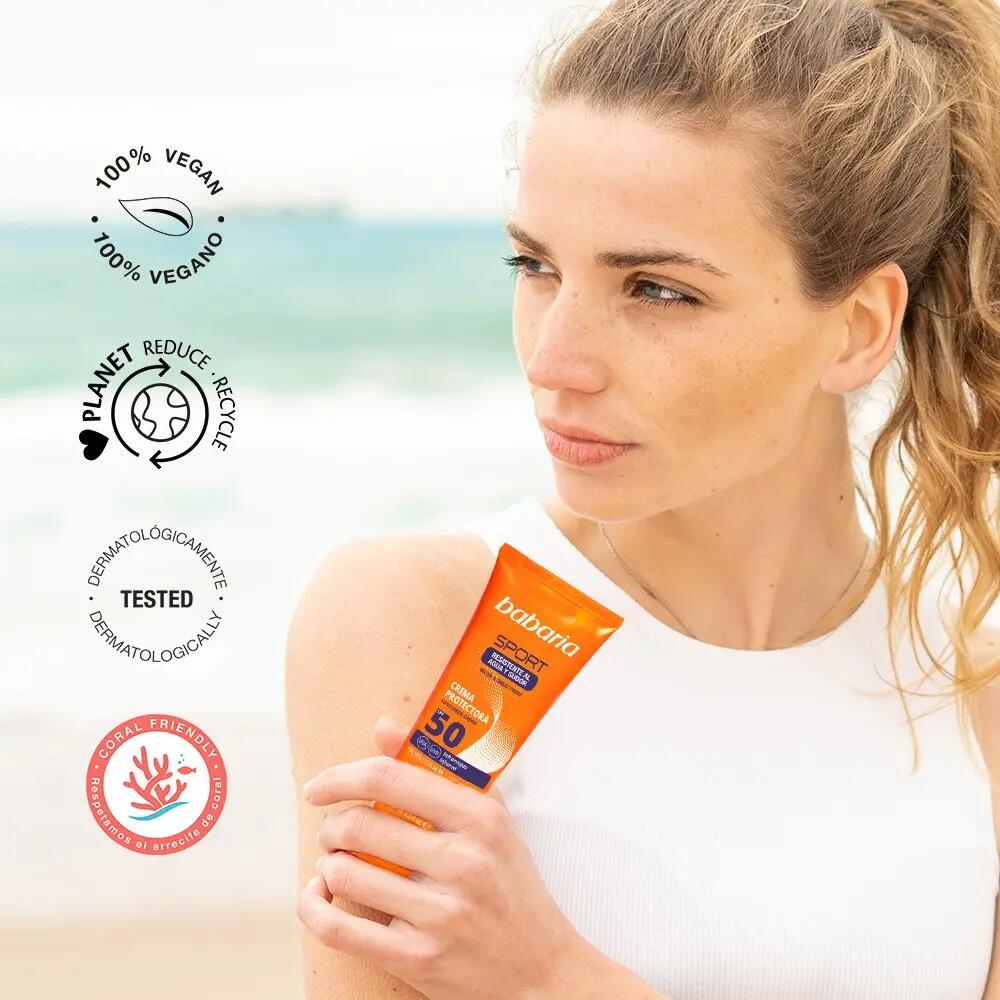 BABARIA Protector Solar Corporal SPF 50 + Bruma Sport 75 ml 7/7