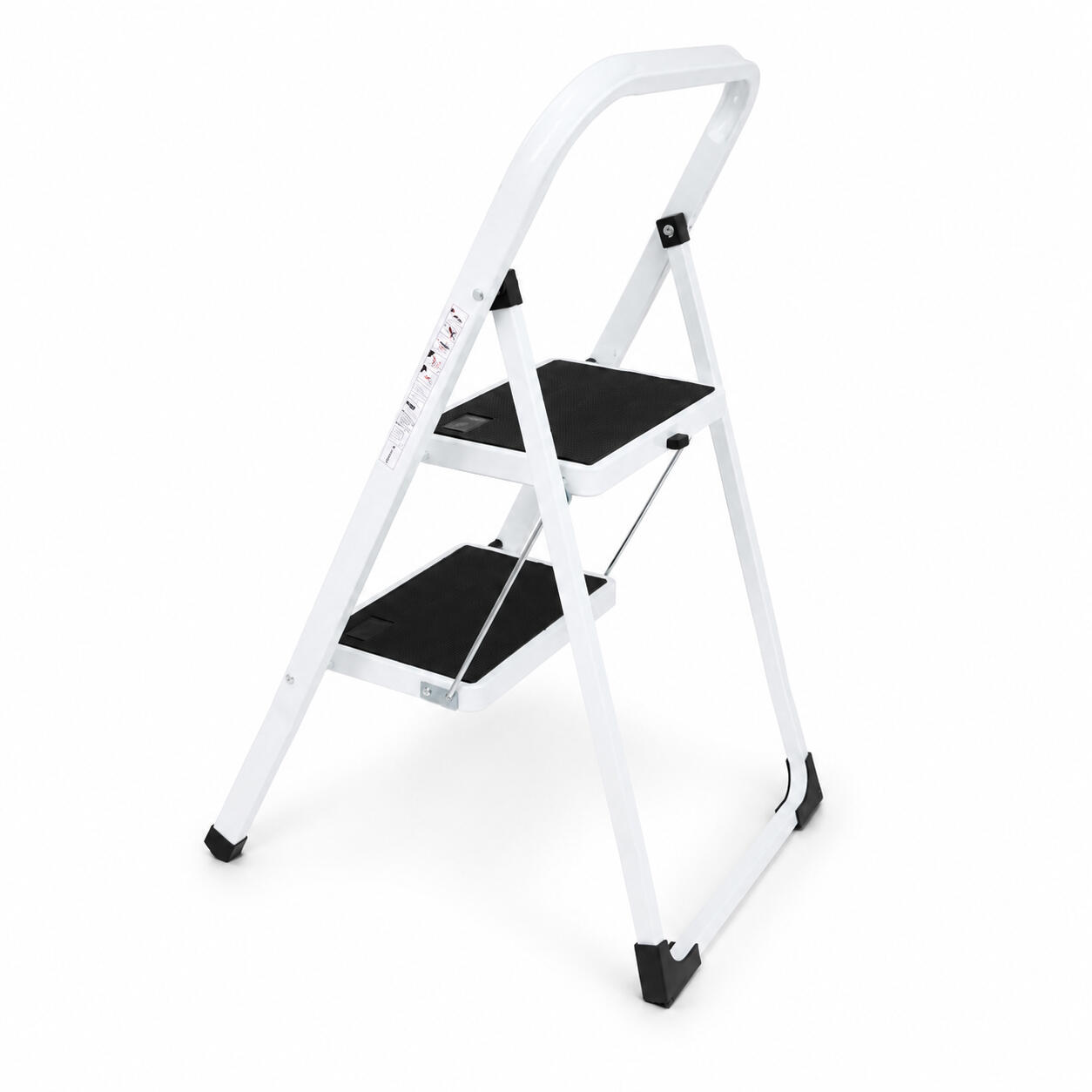 Eurocatch Escabeau 2 Marches - Escabeau Pliant avec Rampe 3/7