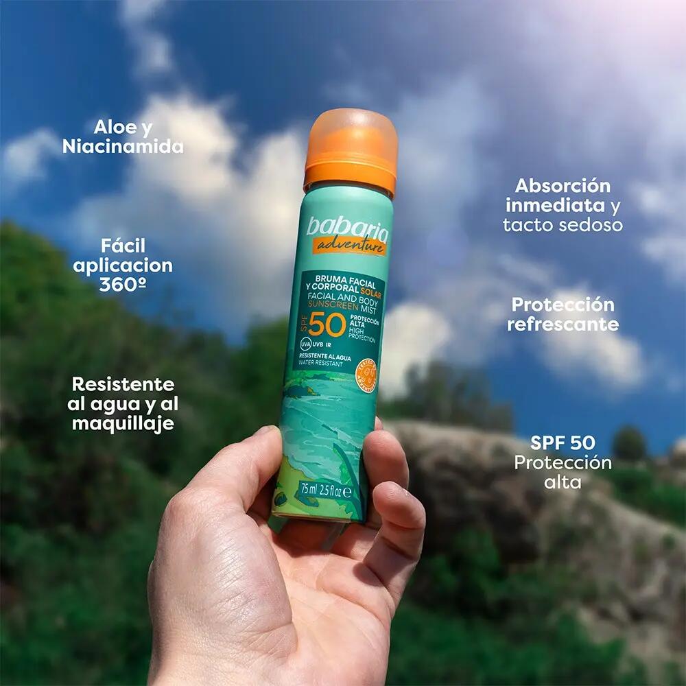 BABARIA Bruma Facial Y Corporal Protector Solar spf50 Pack de 3 2/5