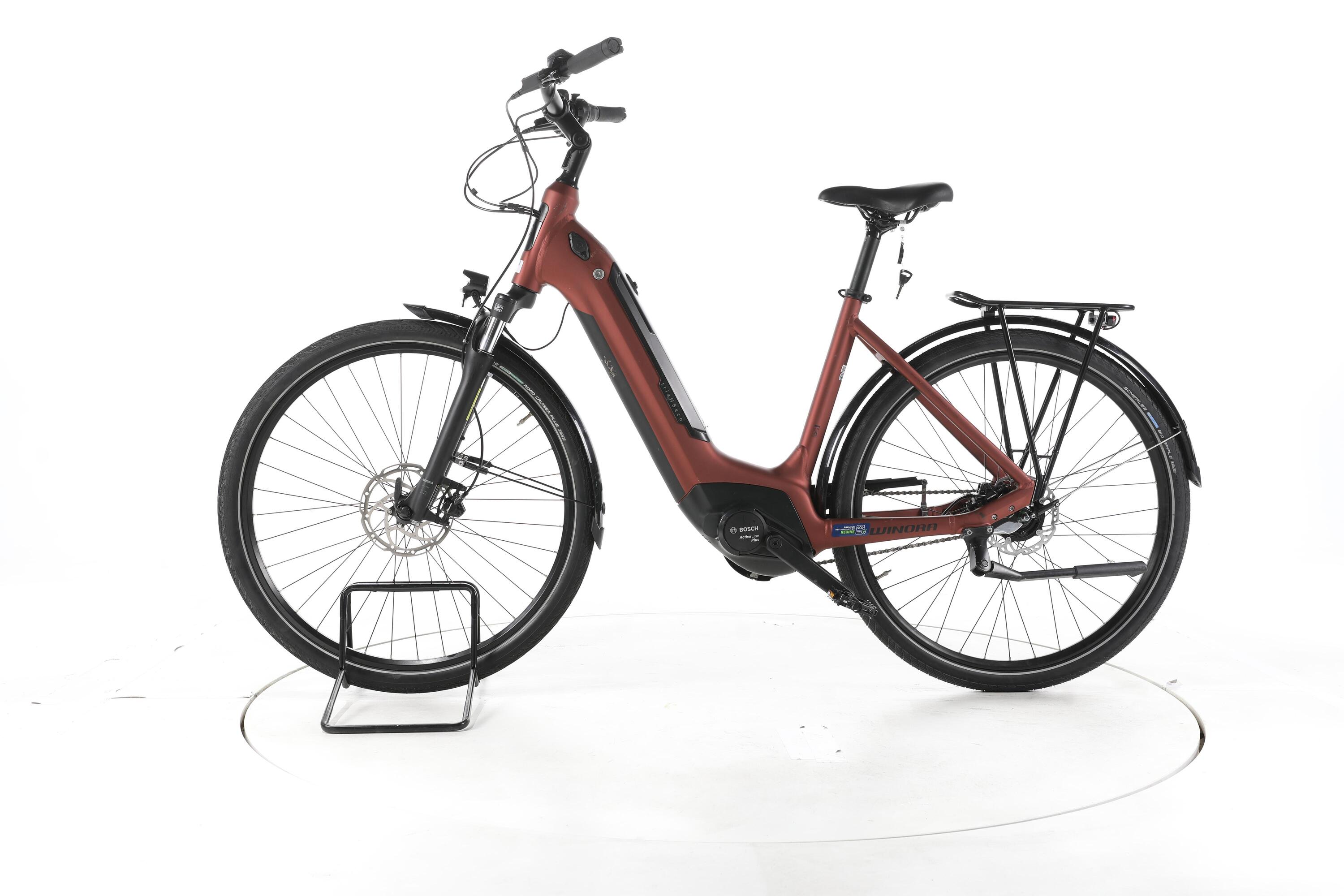 Refurbished - Winora Tria N8 eco City E-Bike Tiefeinsteiger - Sehr gut 6/7
