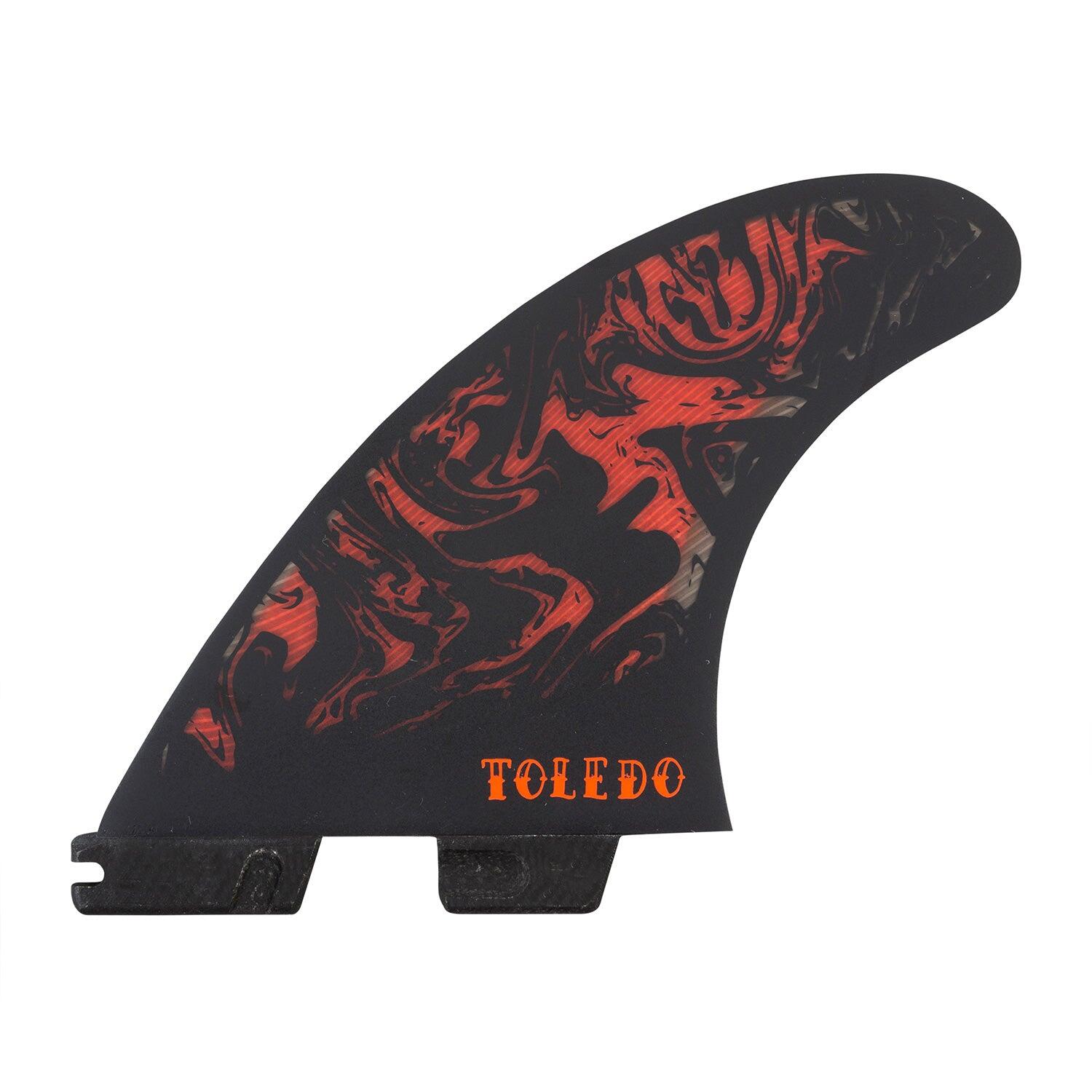 Set de 3 ailerons FCS II Filipe Toledo Tri Fins-GROM 3/5