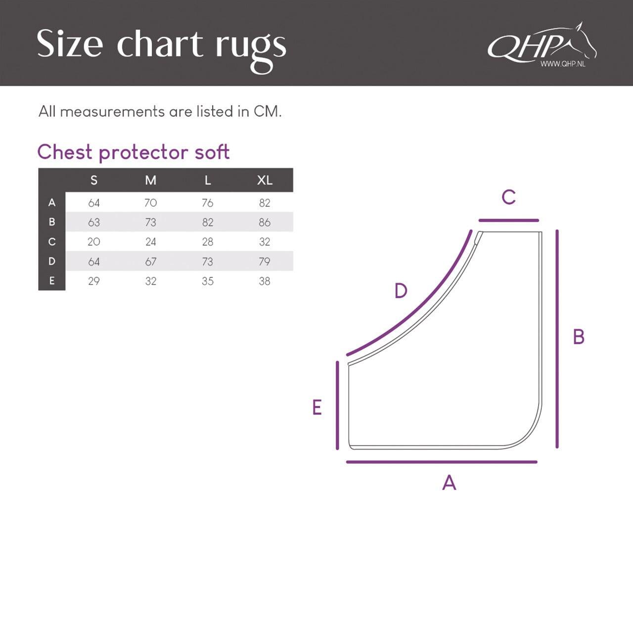QHP Borstbeschermer Soft - Zwart 2/3