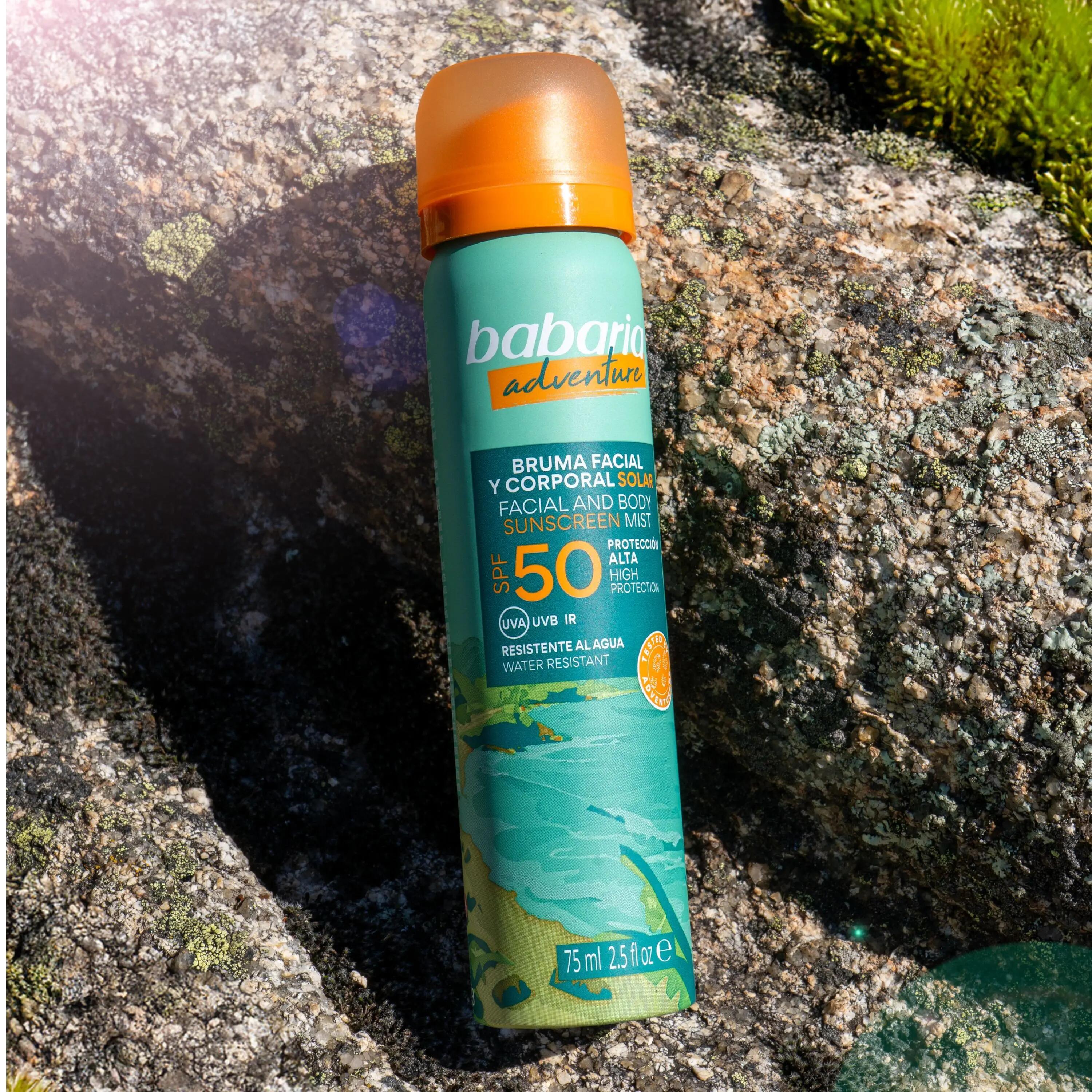 BABARIA Bruma Facial Y Corporal Protector Solar spf50 Pack de 3 4/5