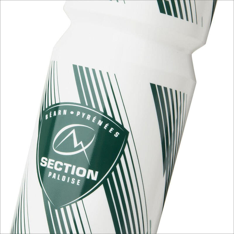 Bidon sport Section Paloise alb și verde 750 mL