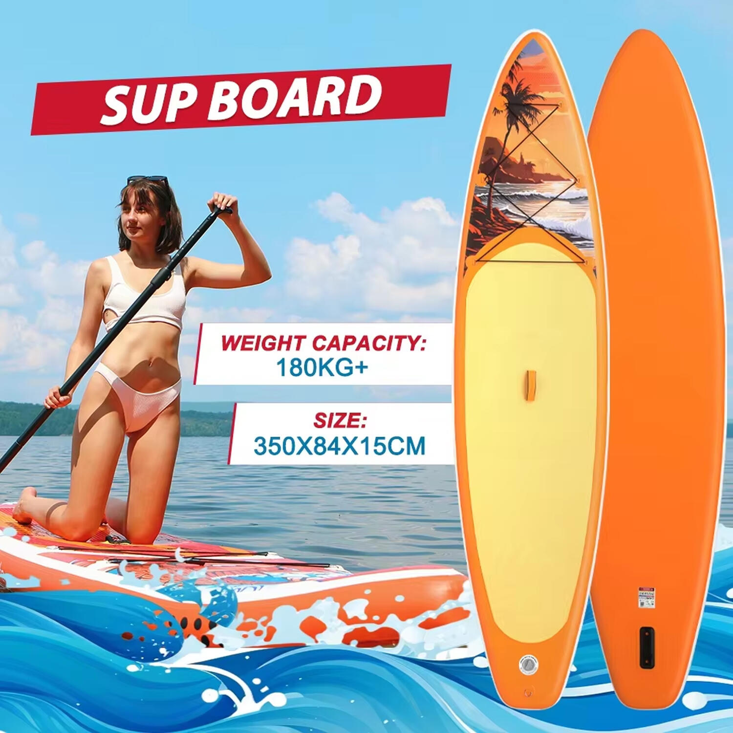 SUP Board Wide Stable Max 180kg 350x83x15cm SUPFW54A 2/7