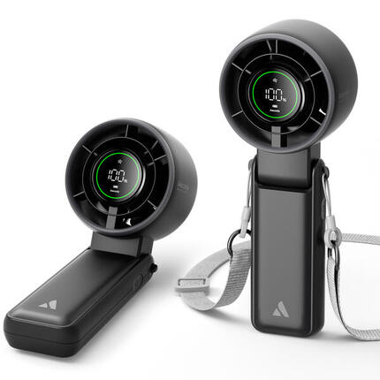 Aecooly Halo 02 Ventilador de mano portátil, negro