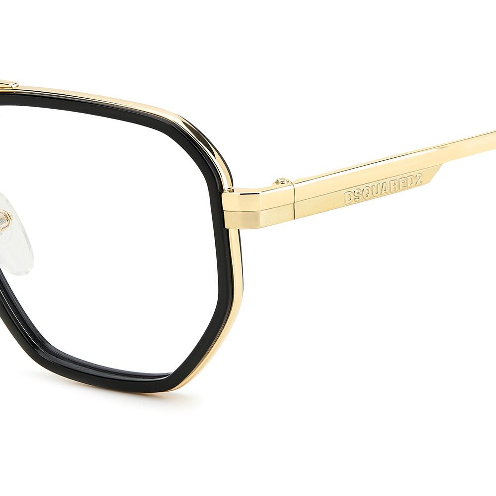 Bril op Sterkte Dsquared2 D2 0111 807 van Metaal Heren 52 mm 3/4