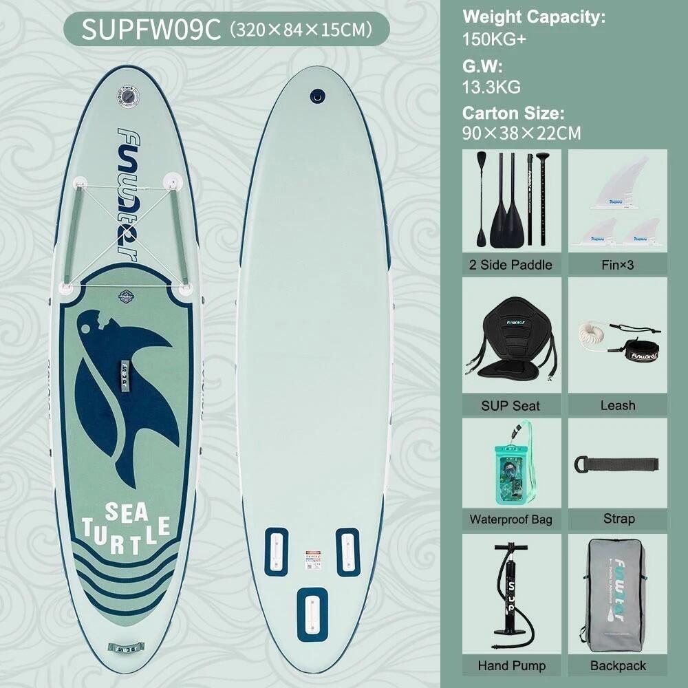 SUP Board Wide Stable Max 180kg 320x83x15cm SUPFW09C 4/7