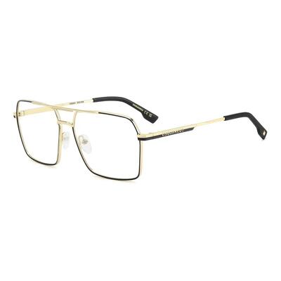 Bril op sterkte dsquared2 d2 0157 0nz van metaal heren 60 mm