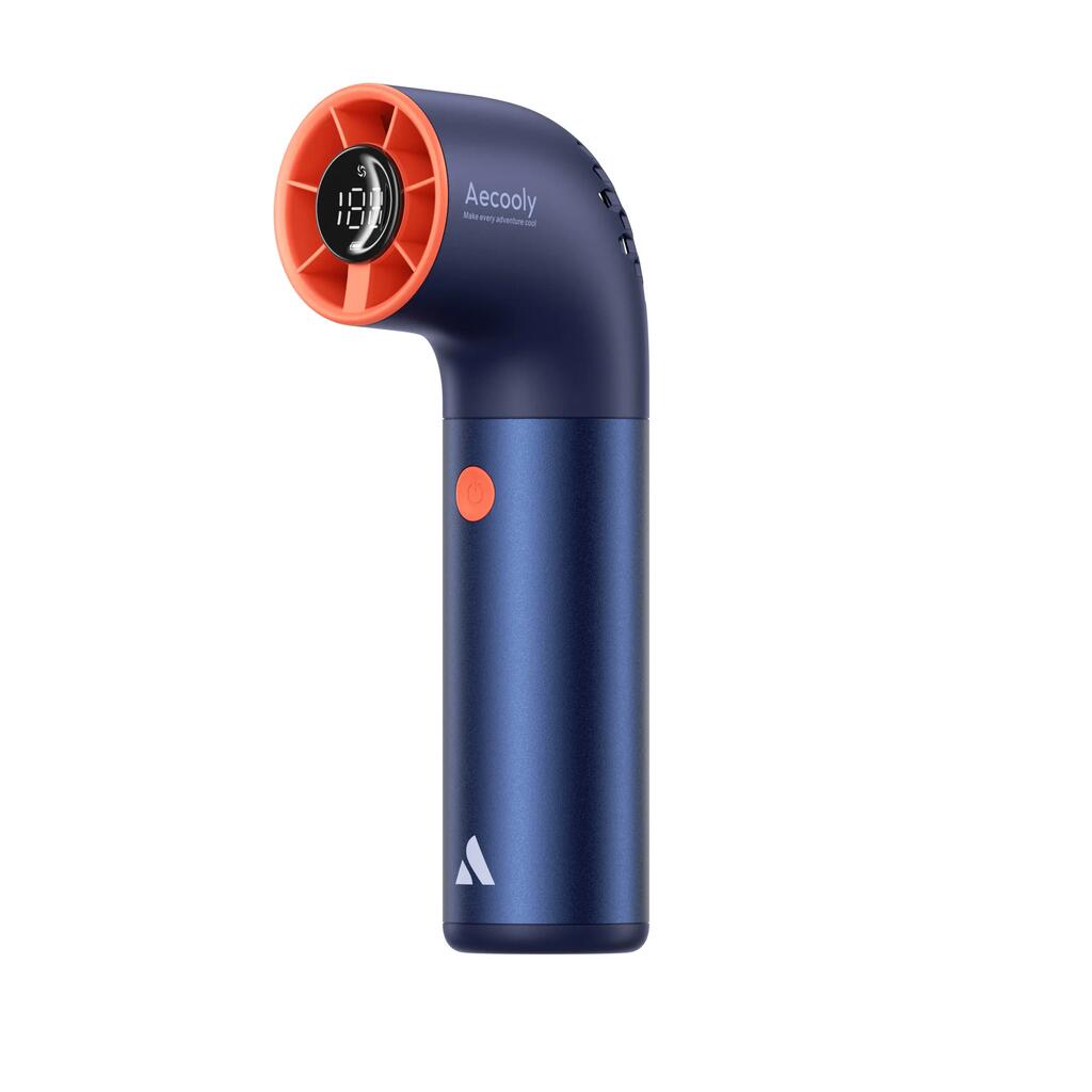 Aecooly Aero Ultra handheld fan, high-speed, 7-speed, long battery life.