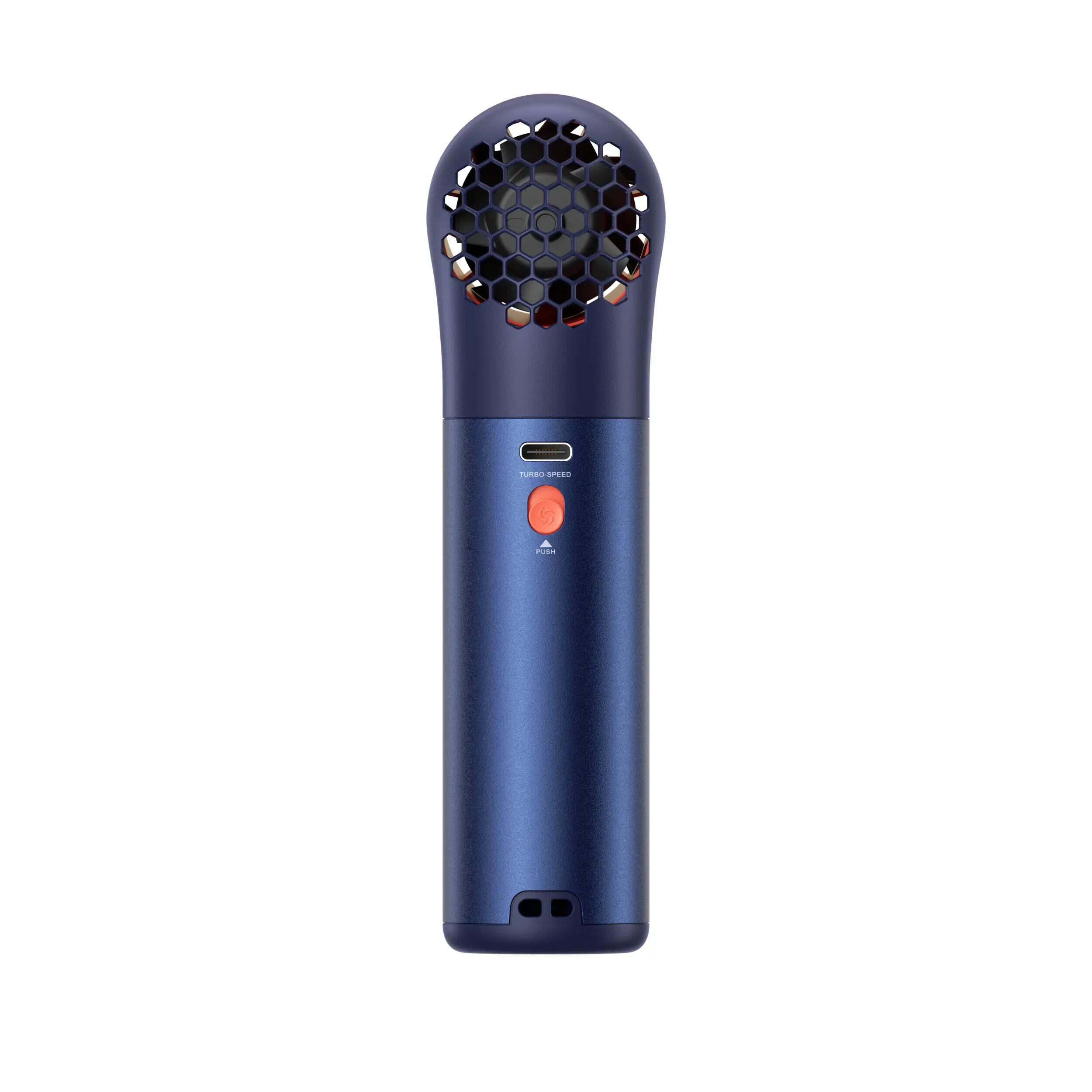 Handventilator - leistungsstark, kompakt - Aecooly Aero Ultra - blau-orange 4/4