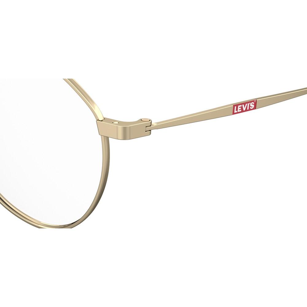 Bril op Sterkte Levi'S LV 1059 J5G van Metaal Unisex 53 mm 3/3