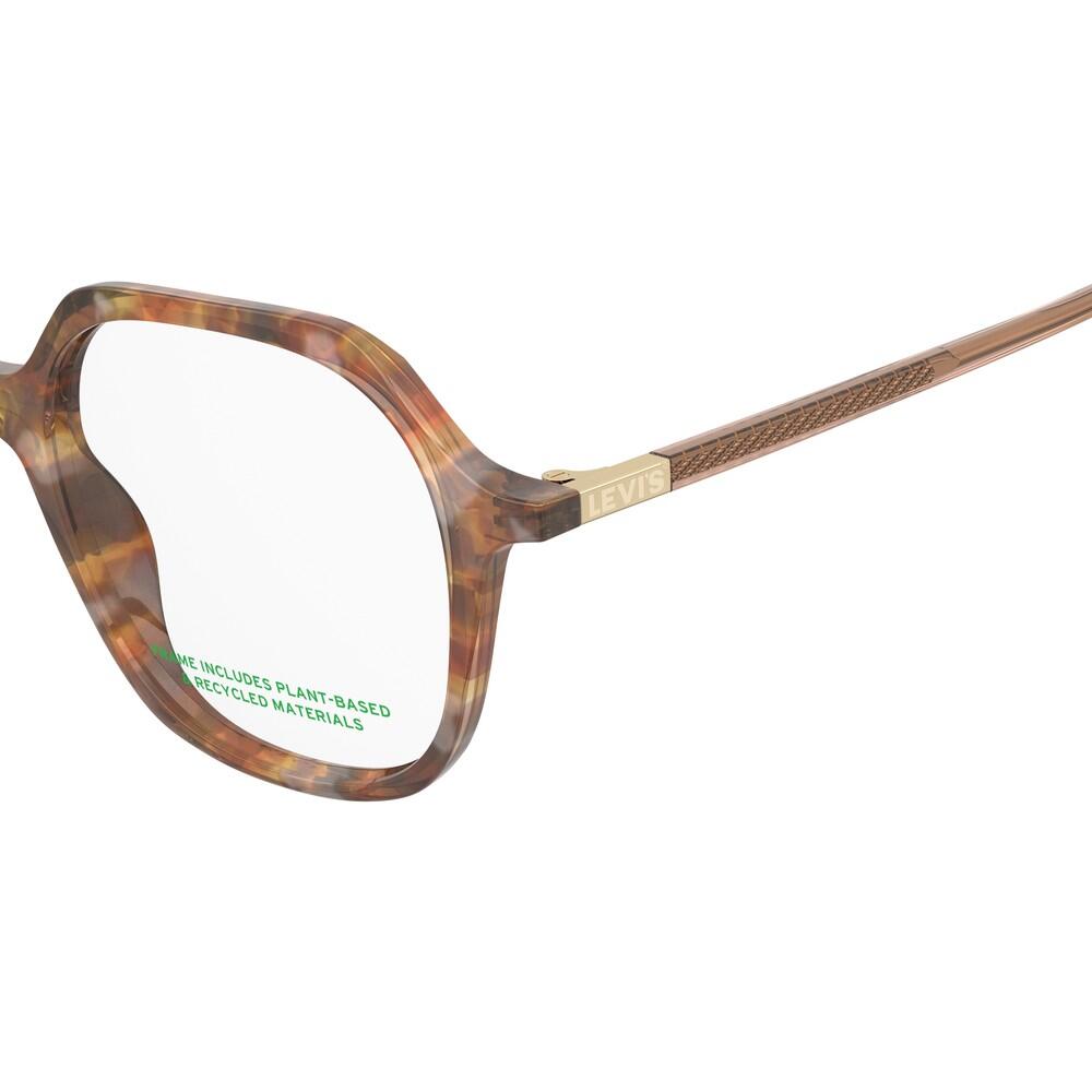 Bril op Sterkte Levi'S LV 1098 L93 van Acetaat Dames 50 mm 3/3