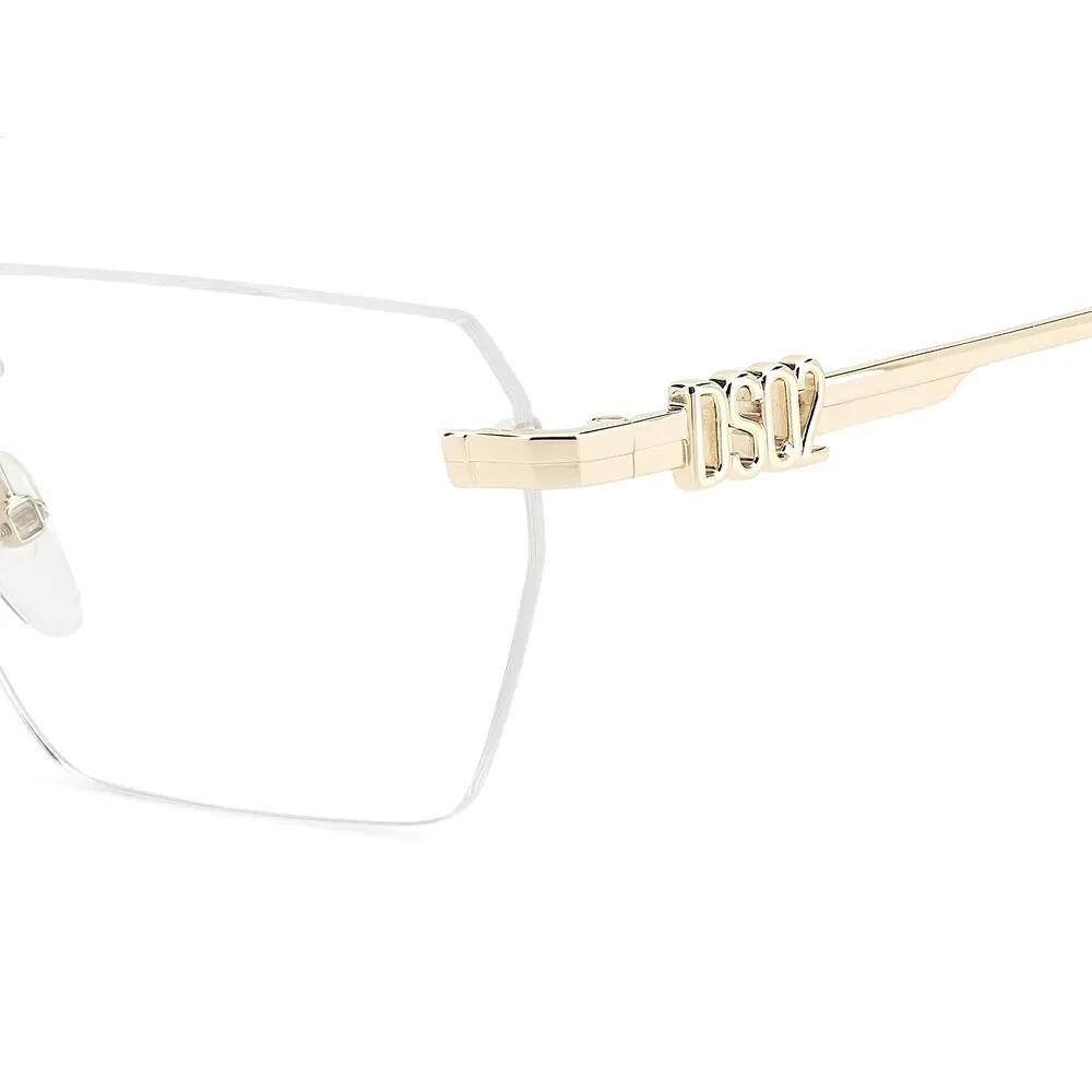 Gafas de Vista Dsquared2 D2 0102 3YG de Metal Hombre 58 mm 3/3