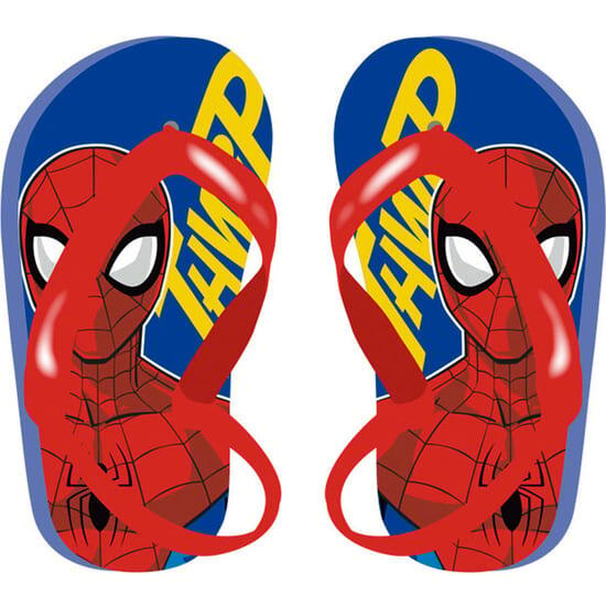 Tongs d'été pour enfants Spider-Man avec bride bleue et rouge 3/3